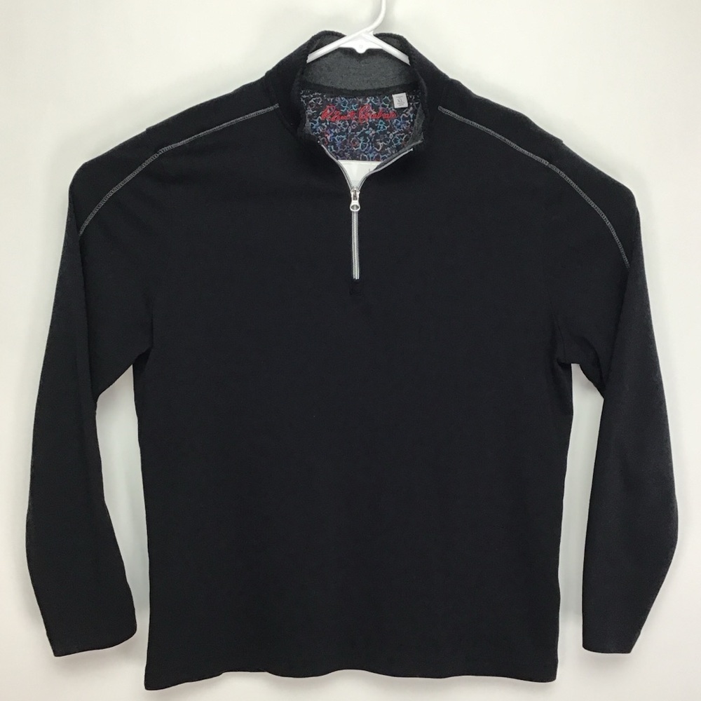 Robert Graham men’s long sleeve quarter zip pullover sweater XL